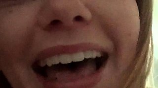 Real amateur teen giving brain POV and she cant have enough