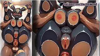 Umbreon Sex With A Pokemon, Got Out Of A Pokeball! With Car Toon