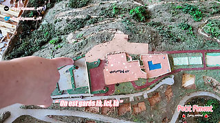 We Explore an Old Russian Resort He Fucks Me on a Balcony!