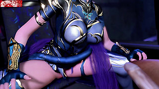 The Pixel Temptress: Big Boobs Awaken - 3D Animation Hentai