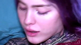 Sneaky Snuggler Step-dad Cums in Pandora Skye