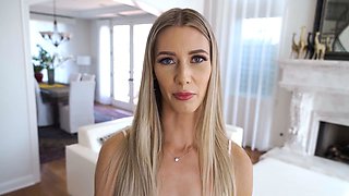 Slim Emily Jade Bent Her Knees For A BBC Dick Down