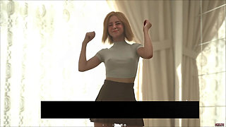 18 Plus Petite Stepsister Dance Move Turns In To Dry Humping Chinese Cock