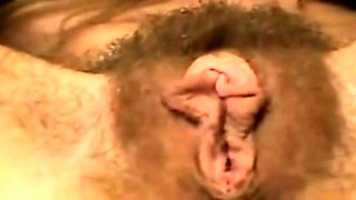 Big-Clit Hairy Pussy Exposed