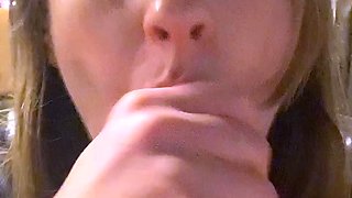 Hot amateur teen blowjob and facial HD video