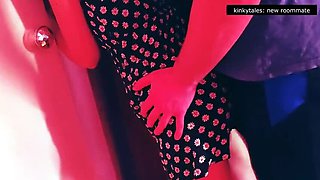 Stepsis Diary: Caught My Stepsister Spying On Neighbors Fucking - Unprotected Creampie Sex