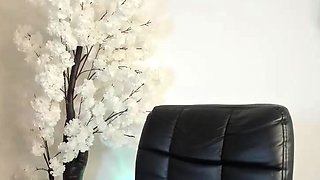 Sexy Shemale With Big Tits Jerking Her Huge Cock Off