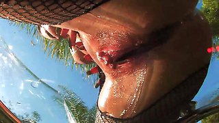 This Mini Comp Features a Hot Big Tit Babe Showing Off