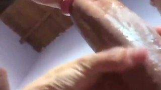 Small virgin with immense bootie attempts her very first immense hard-on