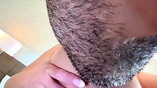 Brunette hardcore blowjob