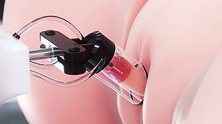 D.va - Clit Stroker & Anal Fuck Machine Squirt Overwatch 3D Fetish Porn