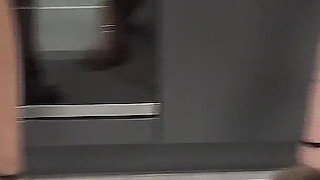 Two Stunning Looking Chicks Pissing on Their Slaves