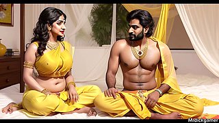 Desi bhabhi gets filled up by a massive pink cigar in her sweet spot