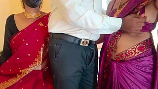 Indian Housewife Threesome Roleplay Fucking with Pushpa Valli, Wonder, Laxi Ammu