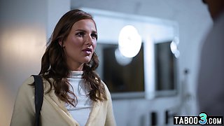 Nubile has to sate her BFs crank step-father