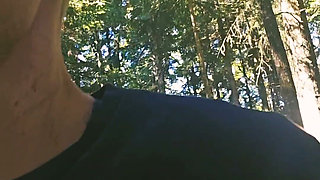 I'm Wandering Around in the Woods, Exhibitionism, Looking for a Good Cock to Fuck Me.