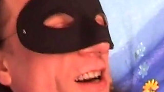 Beautiful Hot Busty Masked MILF Fucked and Cummed in Mouth by Monster Cock Amateur