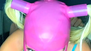 Sexy blonde amateur babe give blowjob and fucking to cumshot