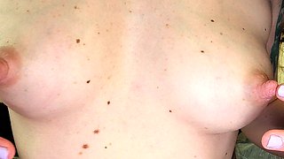 Cummy amateur pussy close up