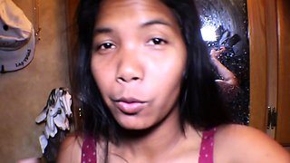 Hot Amateur Asian blowjob in my car