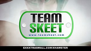 Exxxtrasmall - tiny blonda young rides schlong and sex toy