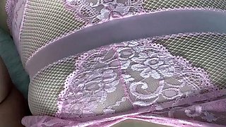 Amateur striptease and Solo masturbation