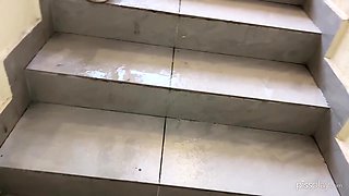 Katty enchants with thrilling passion on a daring and intimate walk