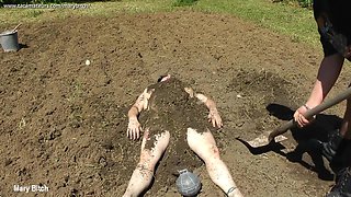 Gardening For Naked Slave Slut Pt3