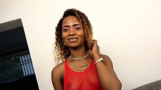 SKINNY good girl EBONY is wearing a cute promise ring