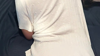 Beautiful 18 Year Old Asian Gets Fucked by a Big White Cock and Gets Cum All Over Her Face