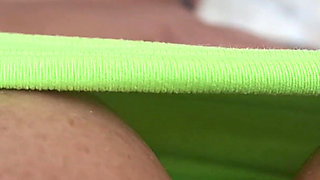 Exhibitionist Wife: Nicoly Washes the Yard to Make the Neighbors Hard!