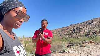 Ebony Couple Hiking Fresh Air and Pornstars