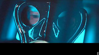 Bound Brunette Slave Submits to Dark Fetish Desires