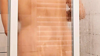 Fun in the shower - real, hot, orgasmic, moaning