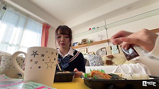 Japanese Beauty Unveils Hidden Desire in Slim Voyeur Peek