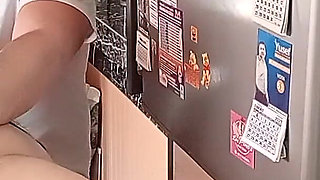 Fucking in the Kitchen with My Girlfriend's Slutty Stepmother