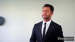 Seth Pledges to Boss Angela Whites Dominant Femdom in Anal