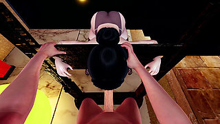 Fetish Adventure with Sexy Swimmer in 3D Animation Intense Bondage Sloppy Blowjob, and Deepthroat Mouth Fuck