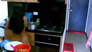 Hot Kitchen Sex with Adamandeve and Lupo - Public Fuck & Big Ass Anal