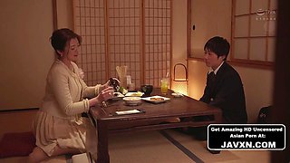 Beautiful Japanese Mom With Stepson