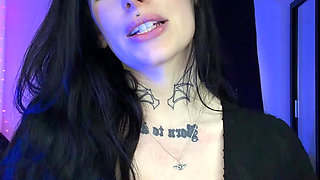 Submissive British Goth ASMR JOI
