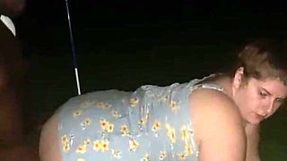BBW & BBC Fucking in the Golf Course and BJ in Car Wash