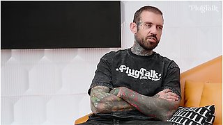 Dan Dangler Swallows Podcast Hosts Cumshots In Interview Blow