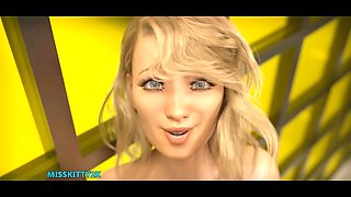 Hentai strip fun in Summertime Saga with a twist of sex note