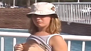 Wild Public Exhibition with Petite Spinner Freak