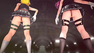 Mmd R-18 Anime Girls Sexy Dancing Clip 419