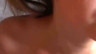 Blonde Babe Deepthroats and Rides Cock in Wild BDSM Play