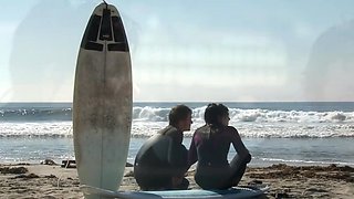 Brunette bombshell Nikki Hearts delivers a steamy beachside BJ in this raunchy reality romp