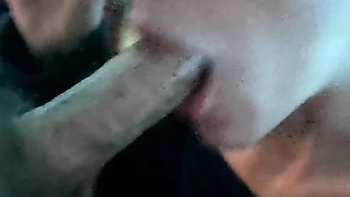Czech amateur bangs outdoor pov