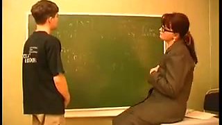 Teacher and boy